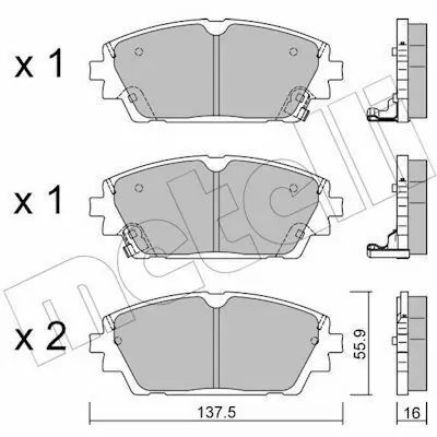 Gereduceerde Prijs Metelli 22-1237-0