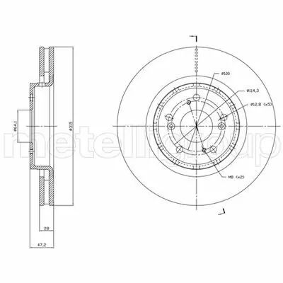 Dagaanbieding Metelli 23-1829C