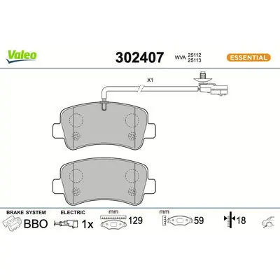 Direct Verzonden Valeo ESSENTIAL